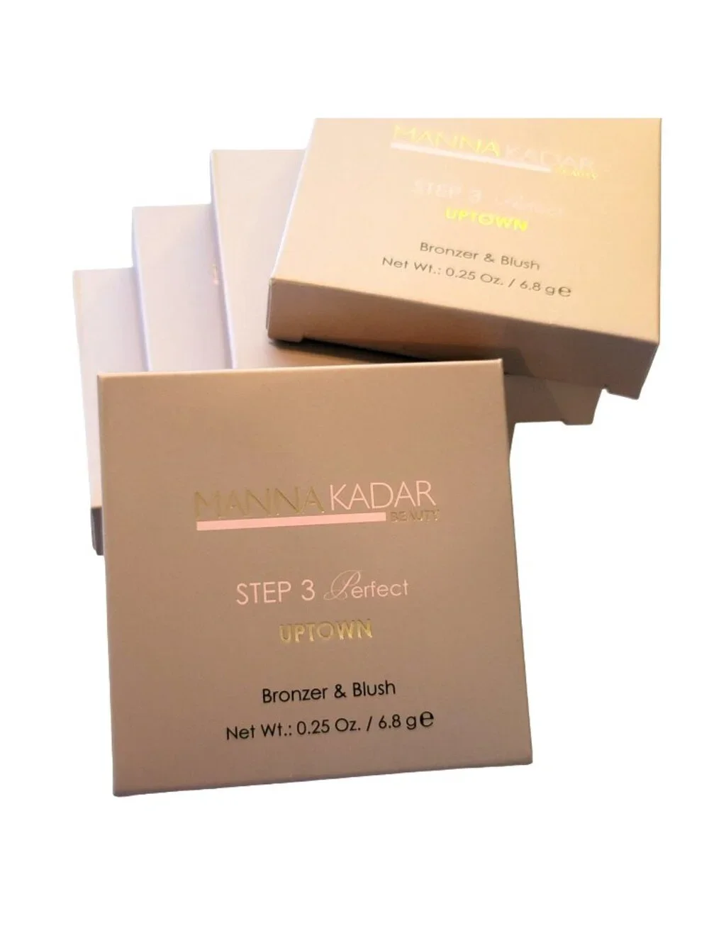 Manna Kadar Step 3 Perfect Uptown Bronzer + Blush Makeup NIB JJ3314